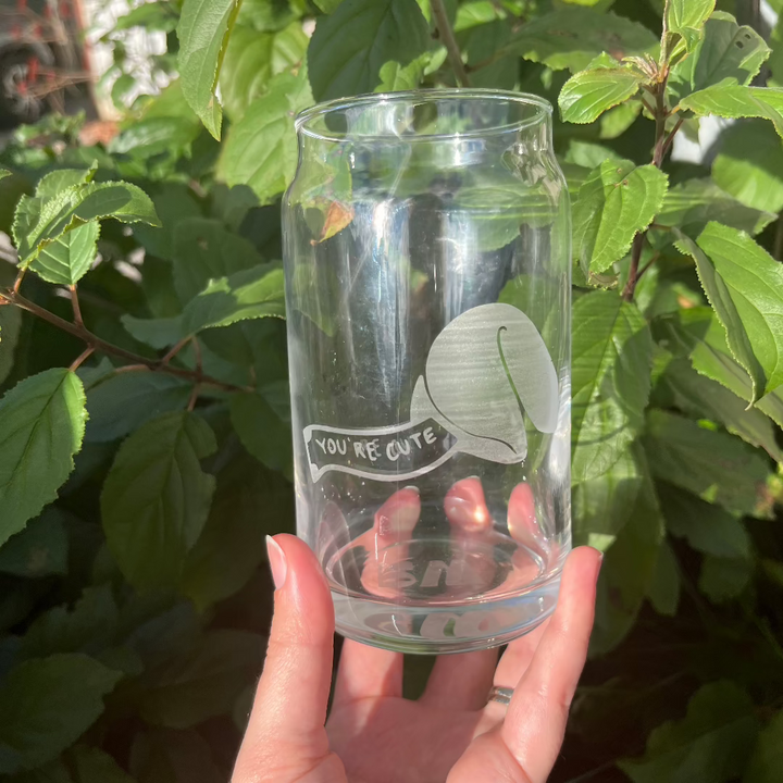Fortune Cookie Can Glass