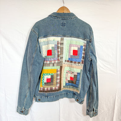 Upcycled Adult Jean Jackets - Large