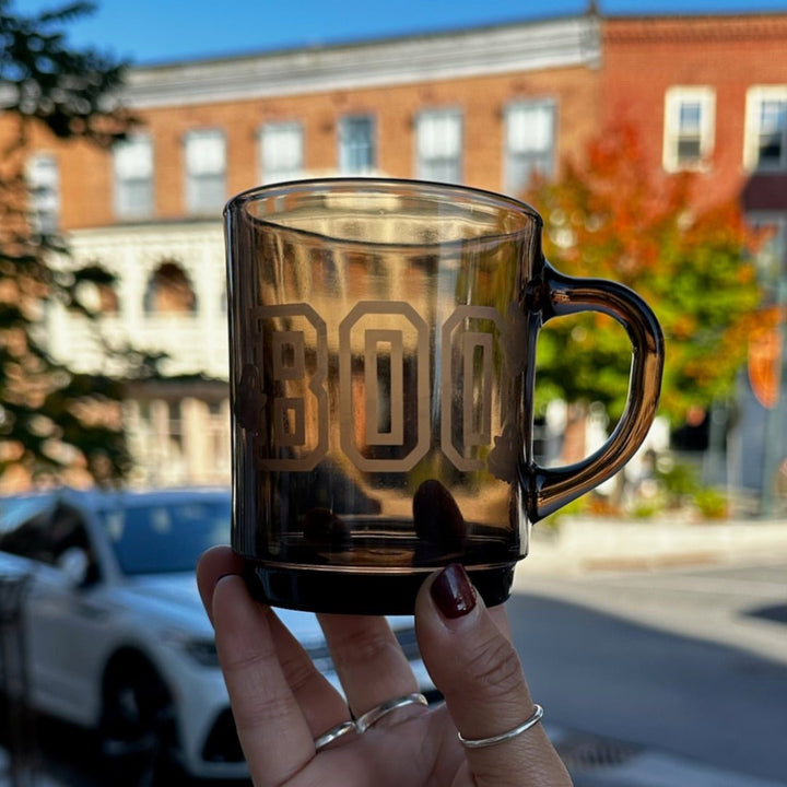 Boo Glass Mug