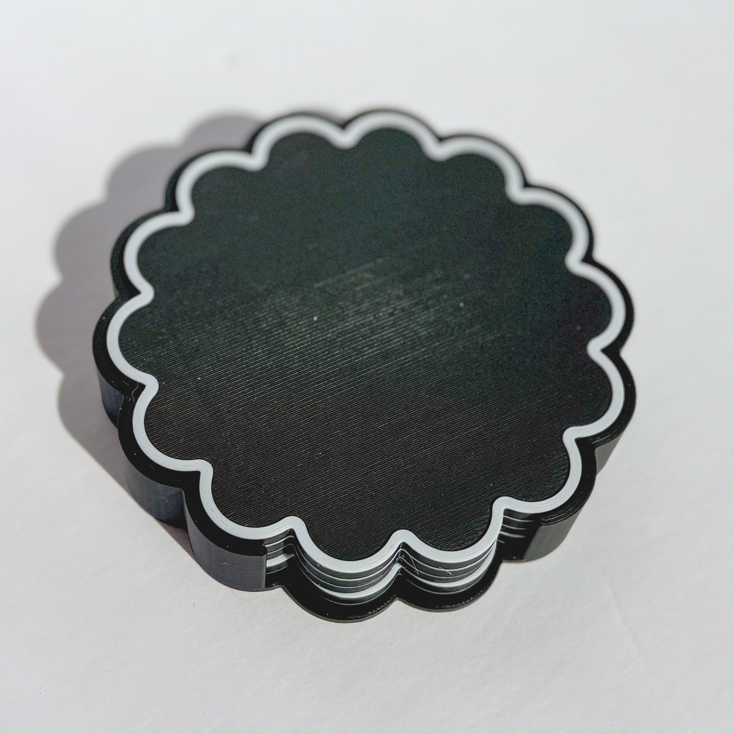 Scalloped Drink Coasters