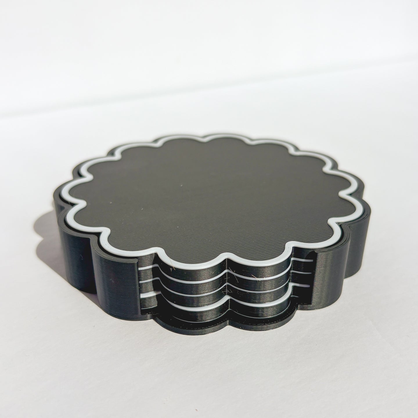 Scalloped Drink Coasters