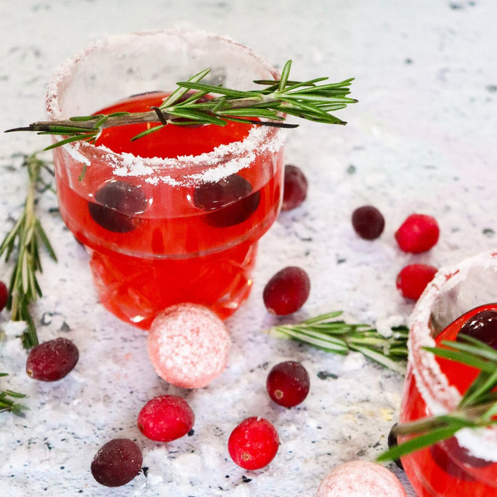 Frosted Cranberry Cocktail Bomb