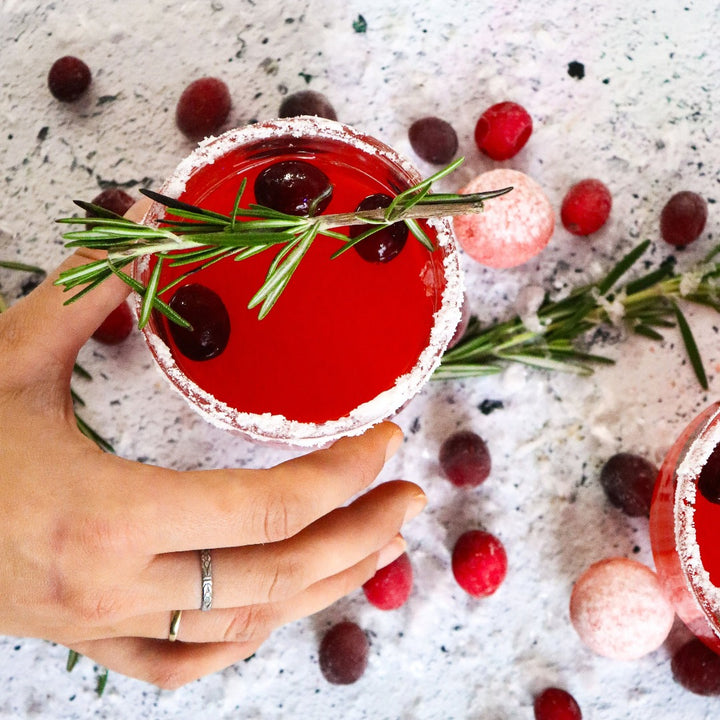 Frosted Cranberry Cocktail Bomb