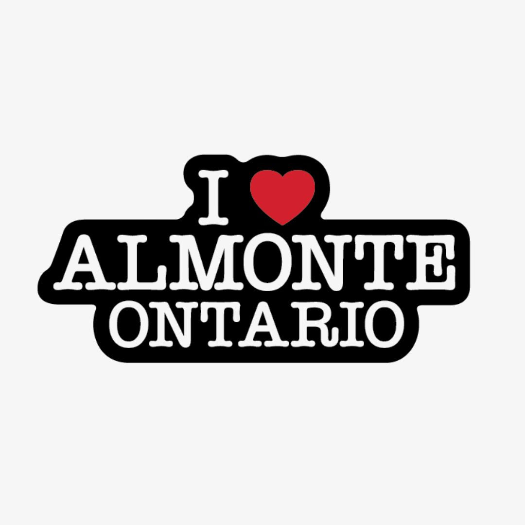 I Heart Almonte Sticker