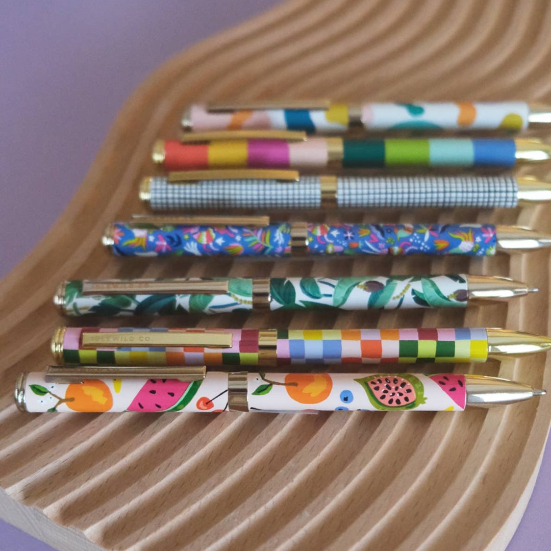 Grid Ballpoint Luxe Pen