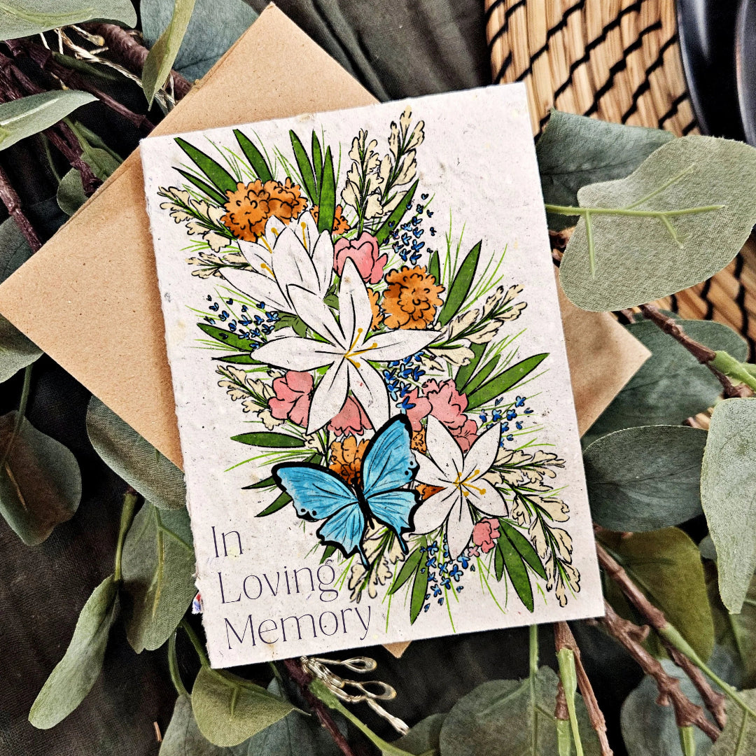In Loving Memory Plantable Sympathy Card