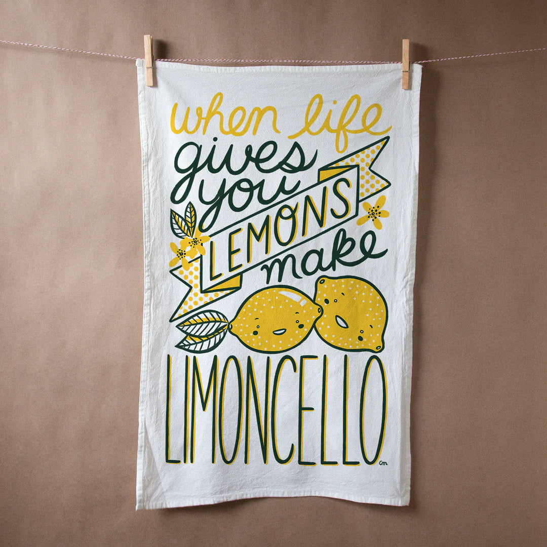 Limoncello Flour Sack Tea Towel