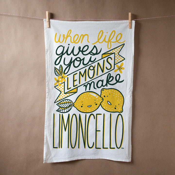 Limoncello Flour Sack Tea Towel