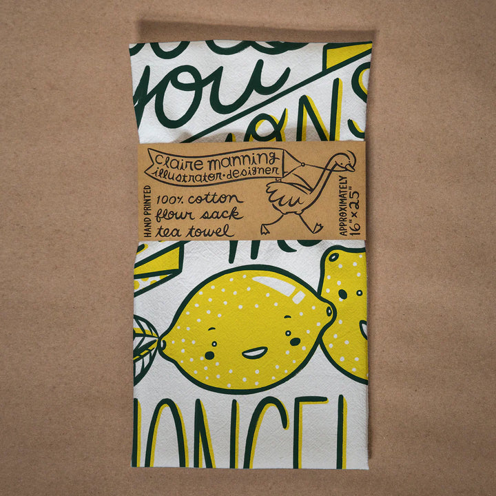 Limoncello Flour Sack Tea Towel