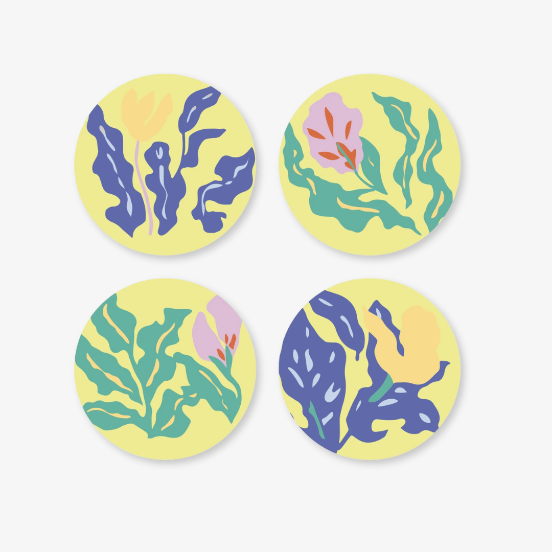 Lagoon Ceramic Coasters Set