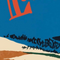 A vintage-style art print depicting a snow-covered cabin in a mountainous landscape under a blue sky, with the text 'The Laurentiens' in orange script at the top. This regional art print could be of interest to those in Ottawa, Ontario, Canada.