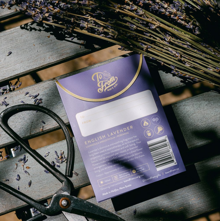 Lavender (Serenity) Seed Packet