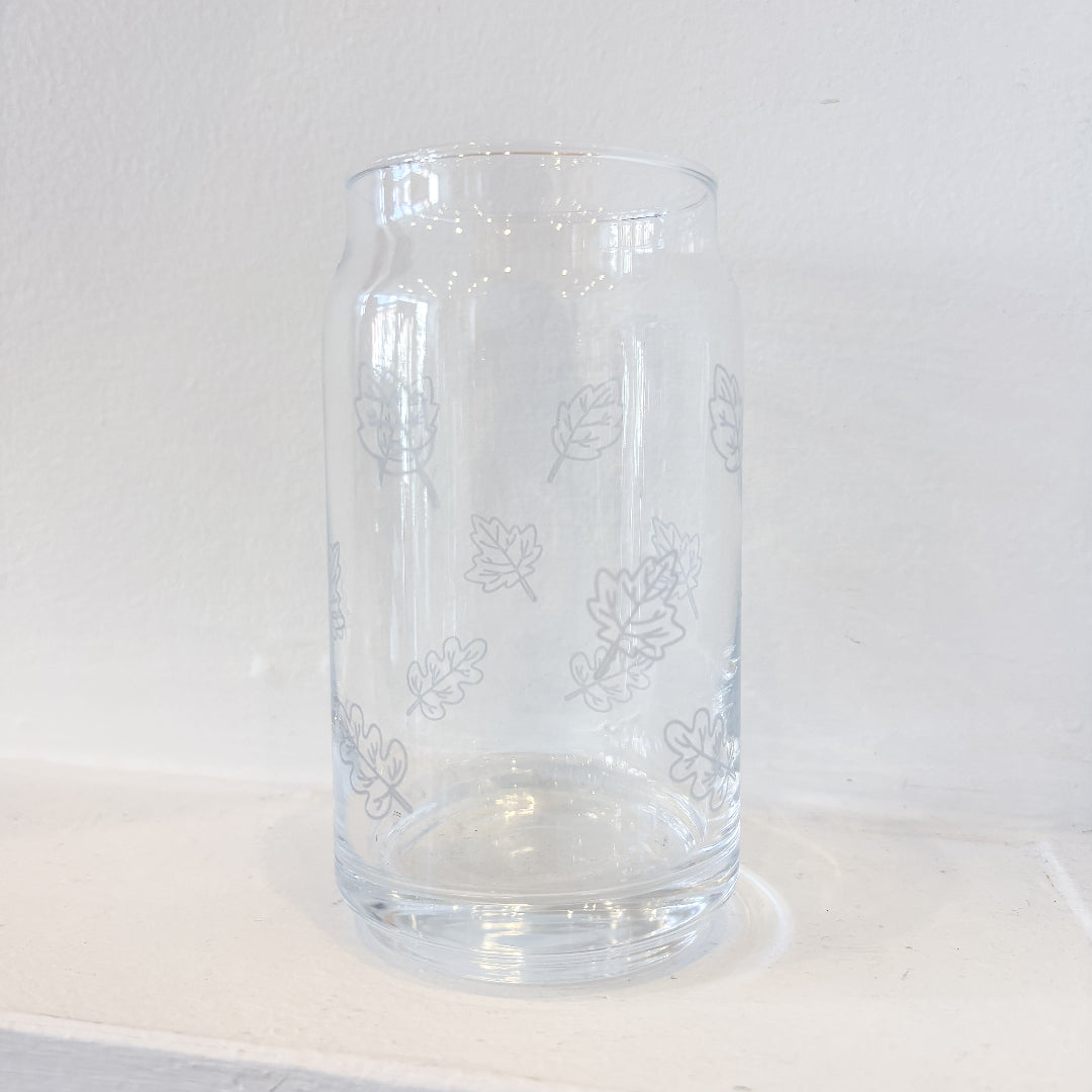 Leaves Can Glass