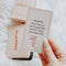A box of affirmation cards titled 