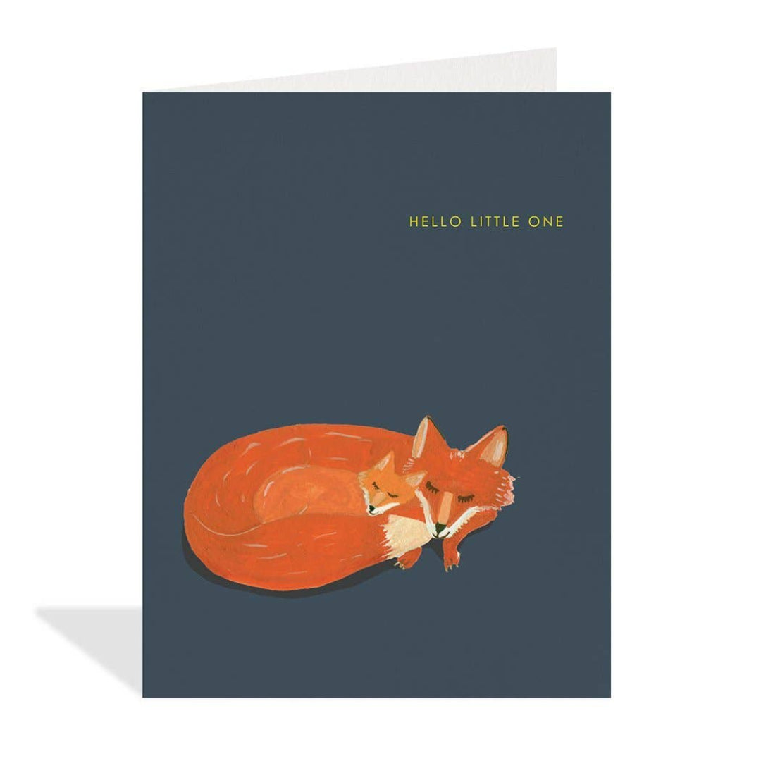 Little Fox Baby Card