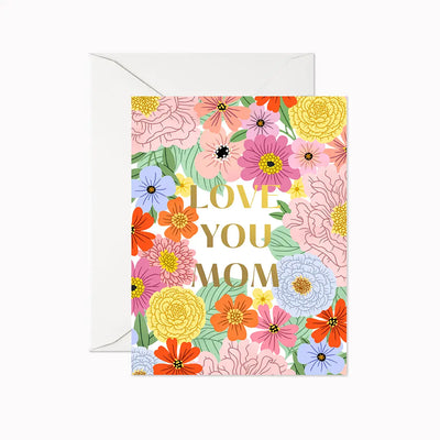 Love You Mom Mother's Day Card