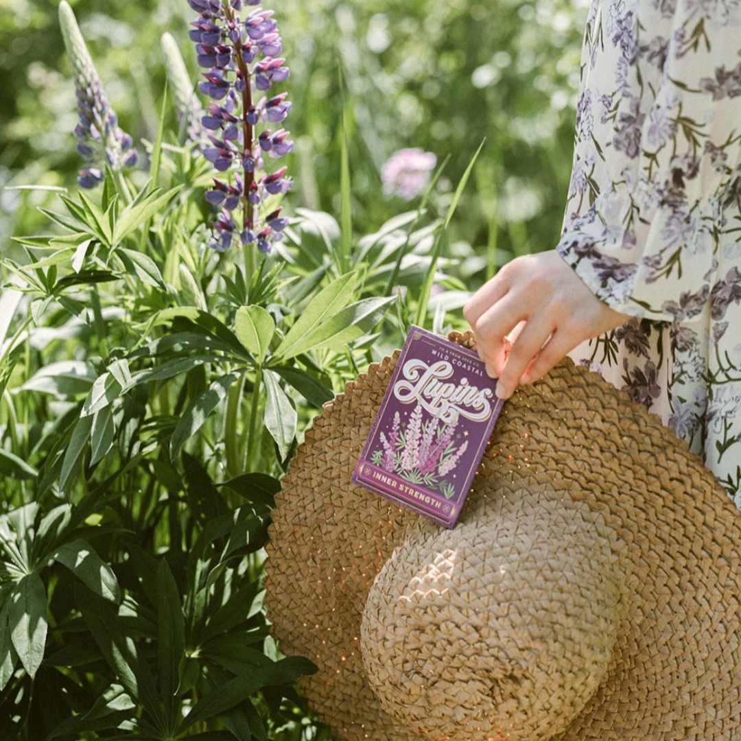 Wild Coastal Lupins (Inner Strength) Seed Packet