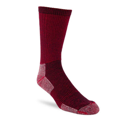 Red Merino Wool Mens Socks