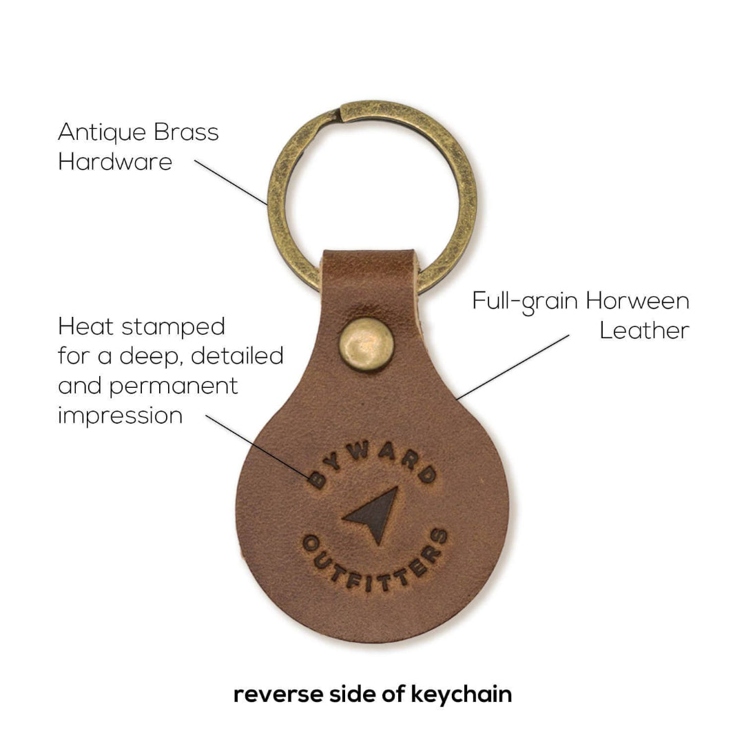 MOM Leather Keychain