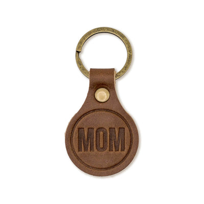 MOM Leather Keychain