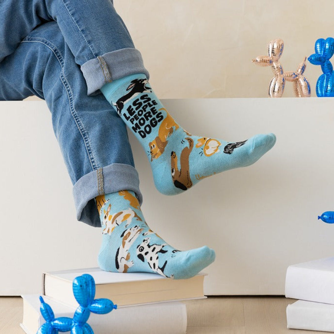 More Dogs Mens Socks