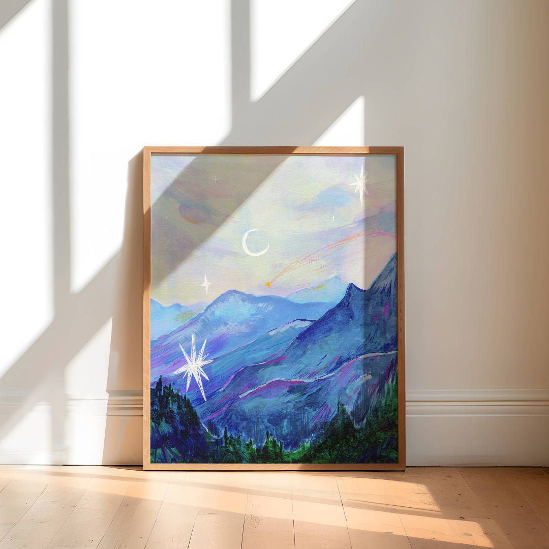 Magic Mountain Art Print