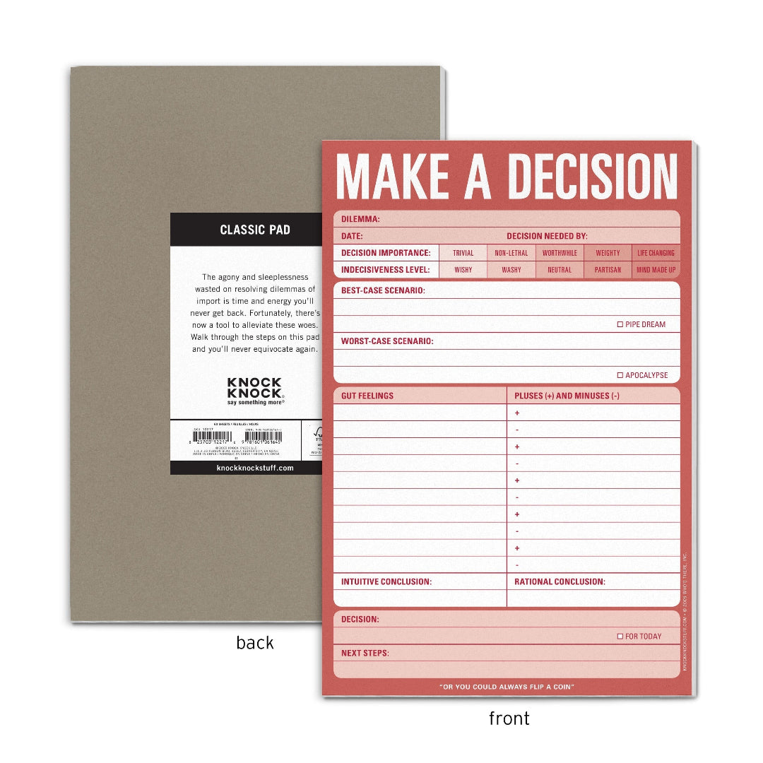Make a Decision Pad