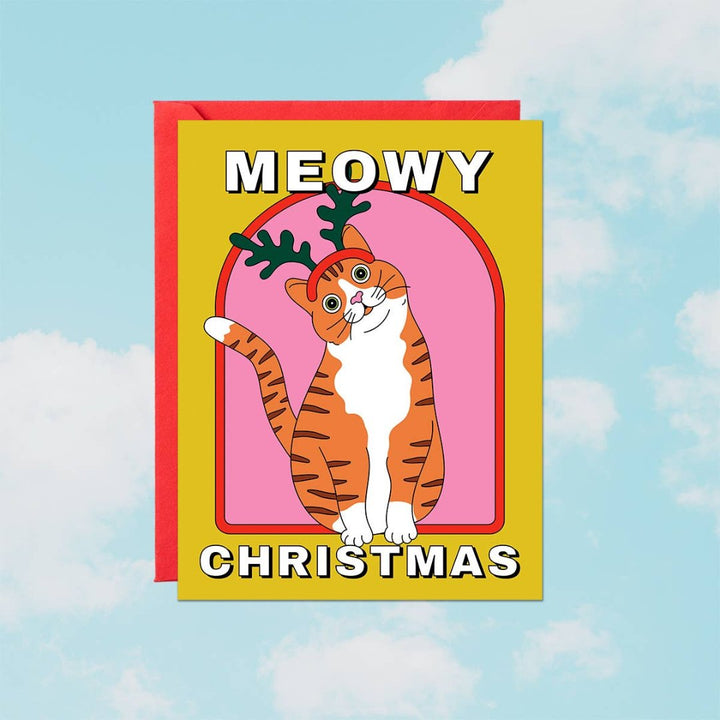 Meowy Christmas Holiday Card