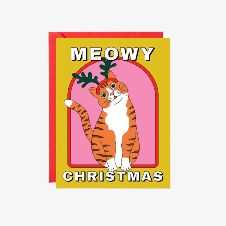 Meowy Christmas Holiday Card