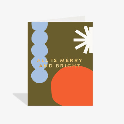 Merry and Bright Petite Christmas Card
