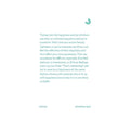 A minimalist card with a white background featuring a teal quote about happiness and kindness, a small teal leaf logo at the top right, and the text 'kindness' and 'mindfulness cards' at the bottom.