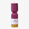 Mulberry & Gold Colour Block Pillar Candle