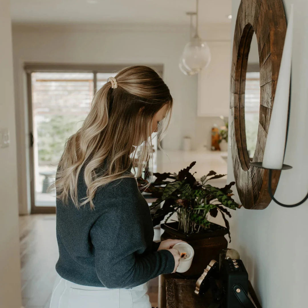 Merlot Silk Hair Ties