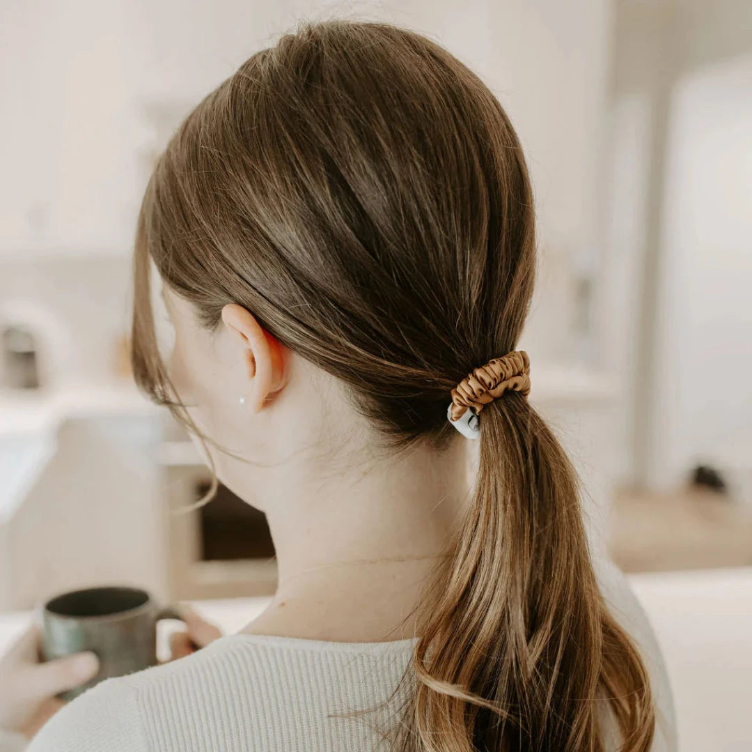 Merlot Silk Hair Ties