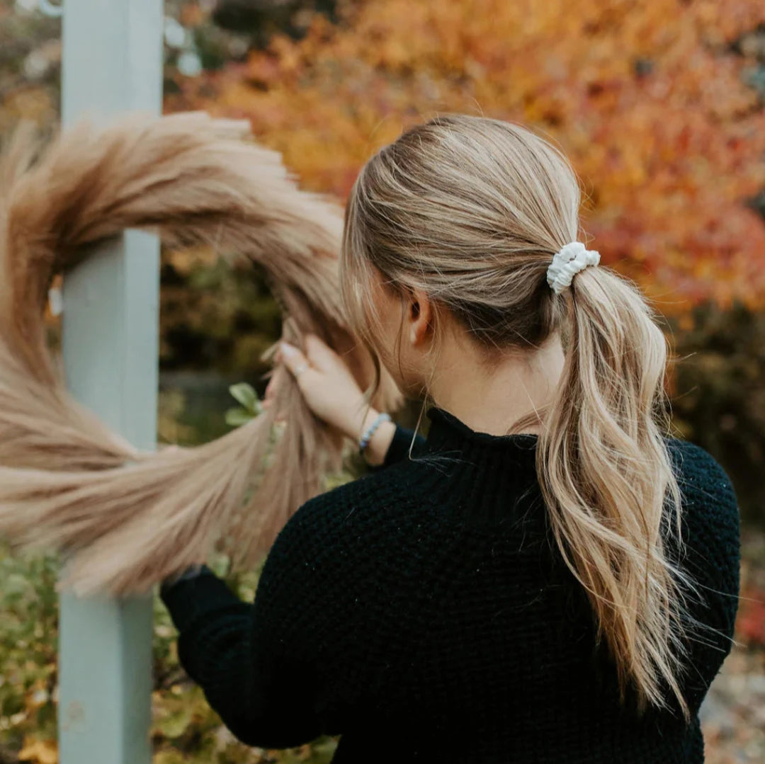 Merlot Silk Hair Ties