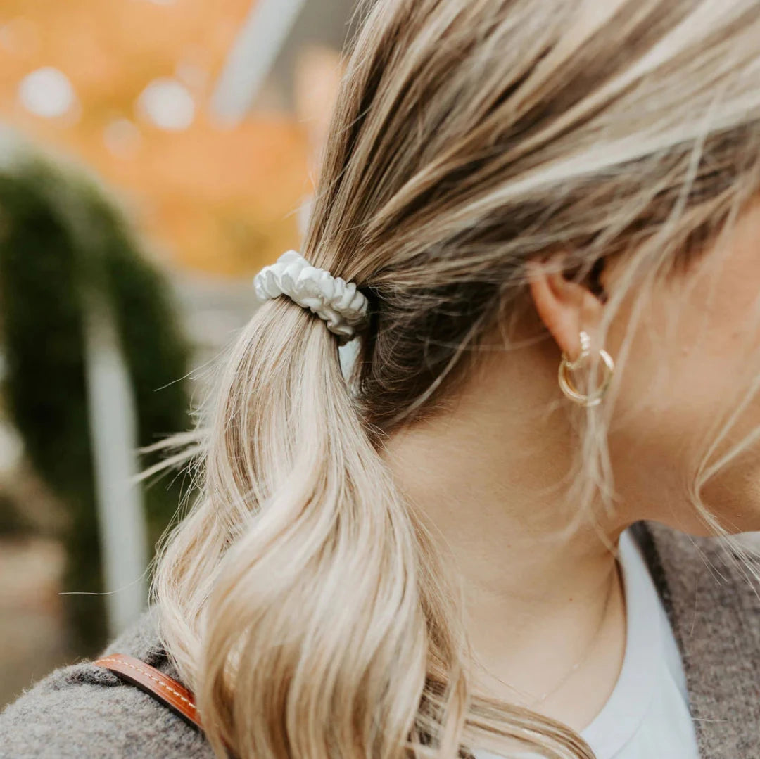 Merlot Silk Hair Ties