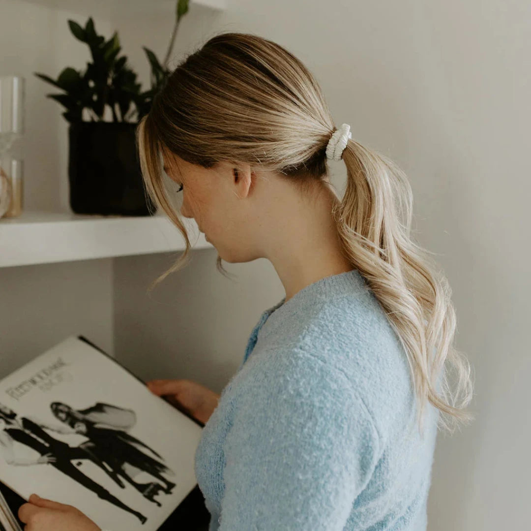 Merlot Silk Hair Ties