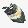 Handkerchief with whale design and 'Handker 158' branding on a white background