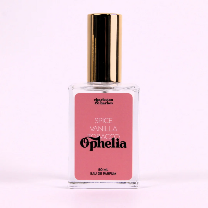 A bottle of Charleston & Harlow perfume named 