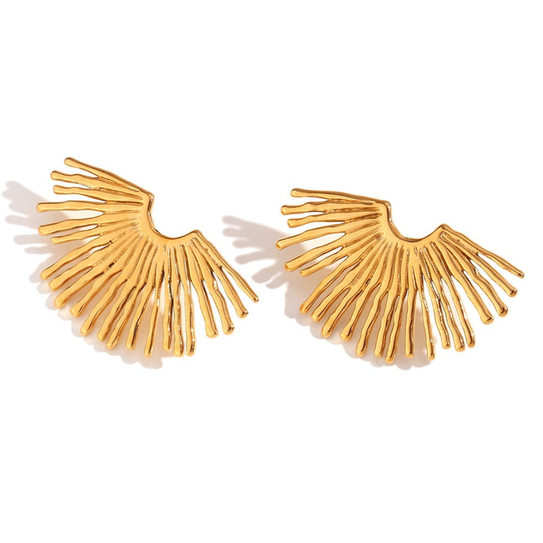 Organic Half Sun Studs