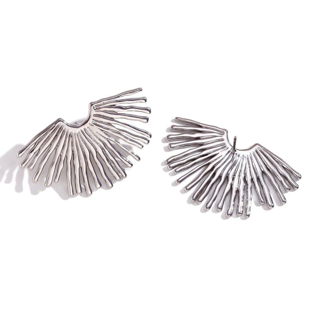 Organic Half Sun Studs