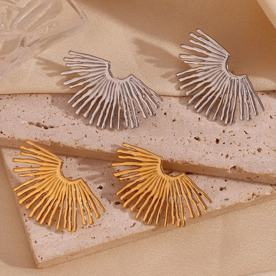 Organic Half Sun Studs