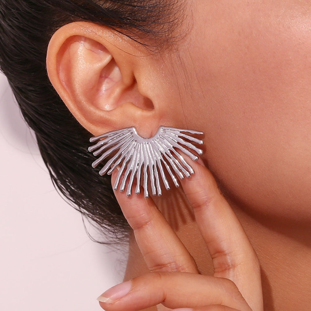 Organic Half Sun Studs