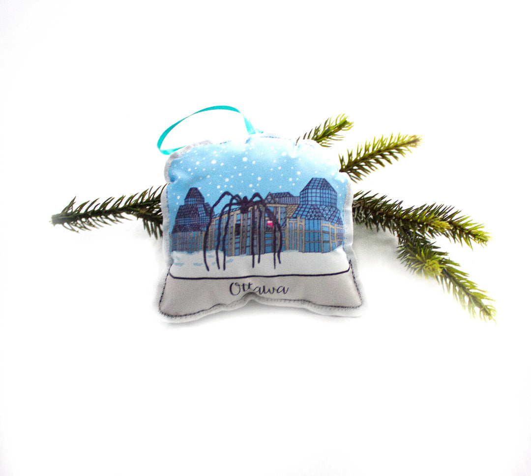 Ottawa National Art Gallery Snow Globe Ornament