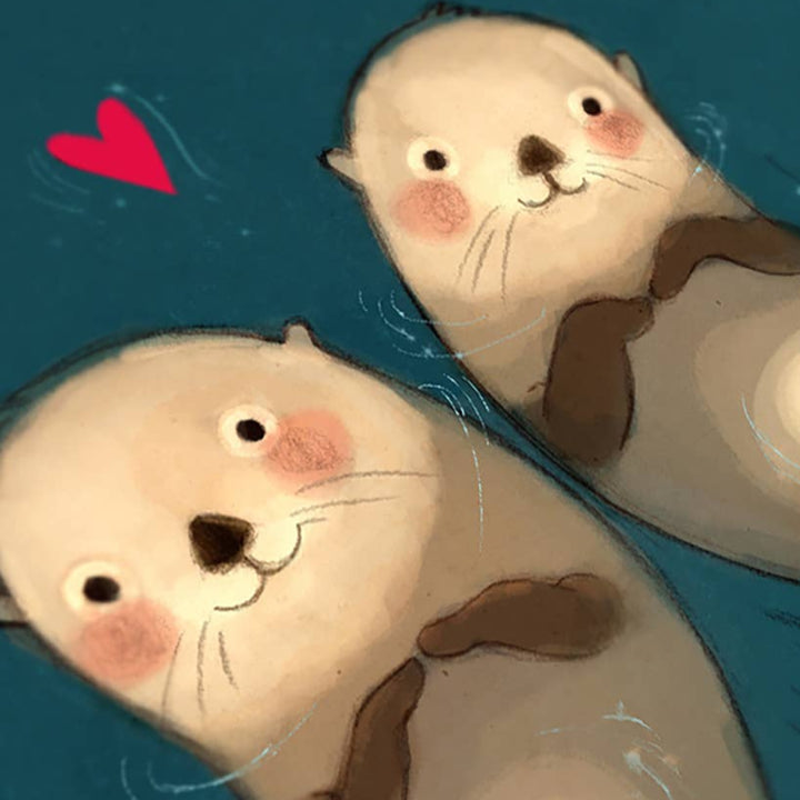 Otter In Love Card