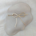 Brass Bow Hairpin (close up)