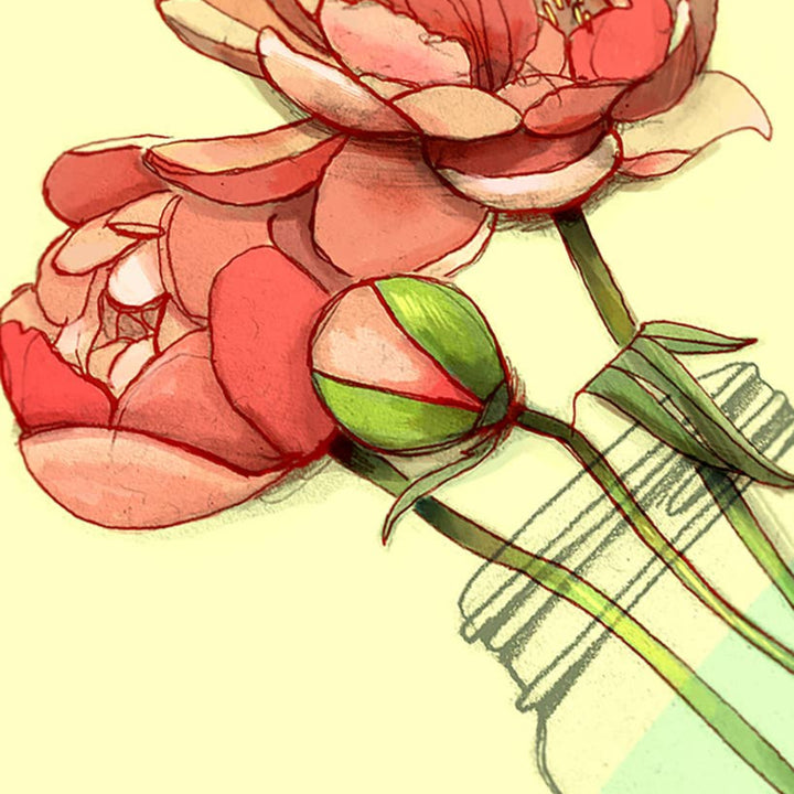 Peonies Everyday Card