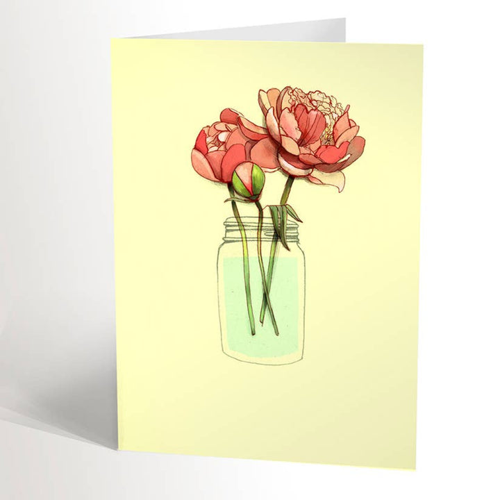 Peonies Everyday Card