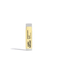 A yellow tube of Epic Blend Peppermint Bark Vegan Lip Balm. The label on the tube features the product name and indicates that it is vegan.