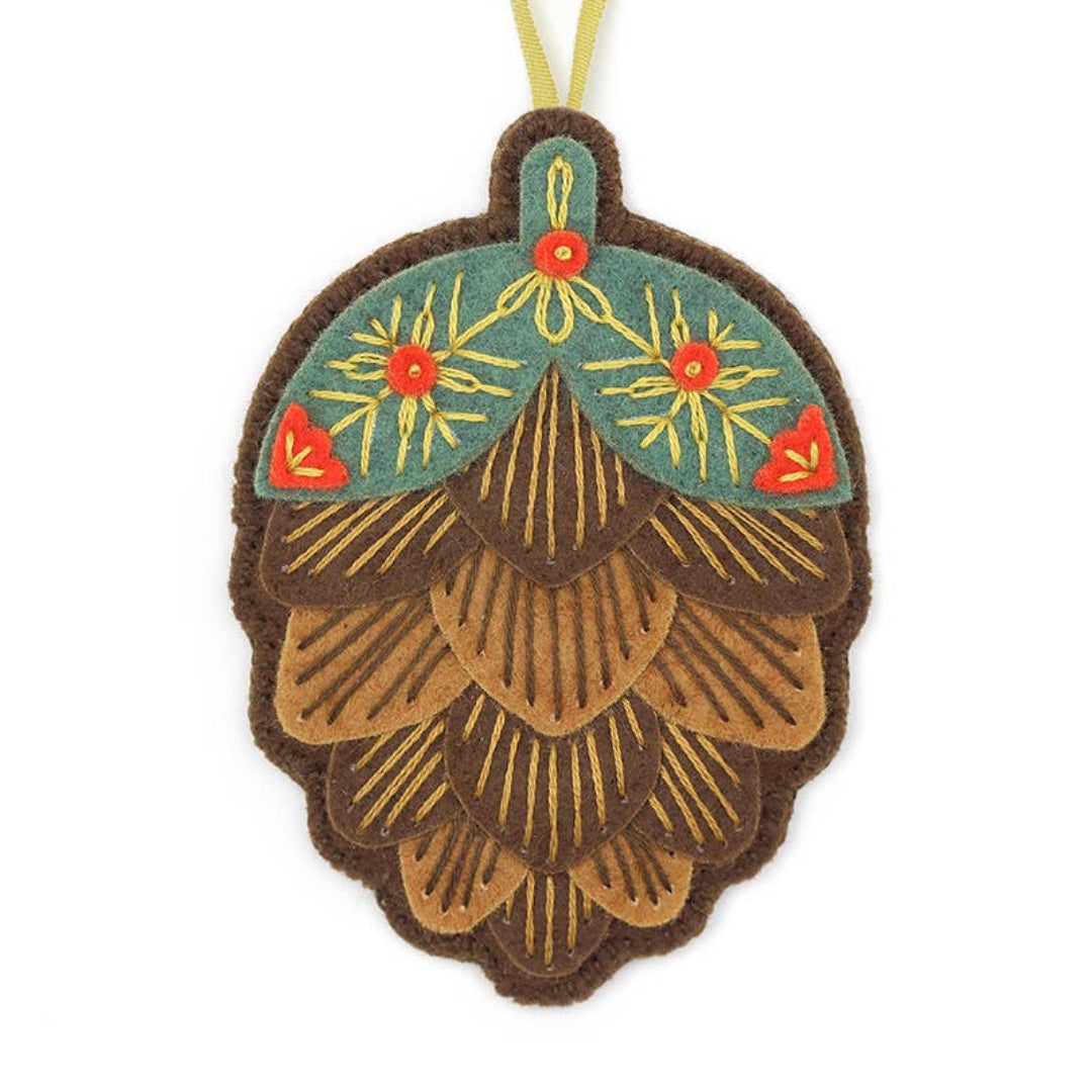 Decorative ornament with floral design on a white background